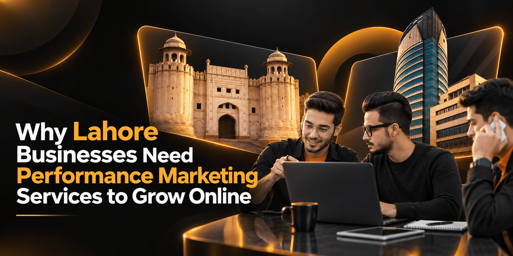 "Performance marketing services in Lahore helping businesses grow online with digital strategy and team collaboration"